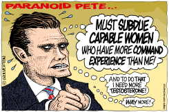 PARANOID PETE NEEDS MORE TESTOSTERONE by Monte Wolverton