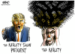 REALITY SHOW PRESIDENT by Dave Whamond