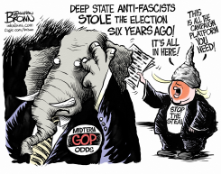 GOP ELEPHANT REJECTS STOP THE STEAL by Jonathan Brown