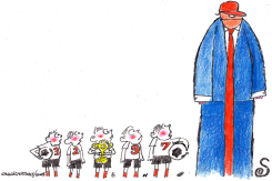 TRUMP TOWERS OVER YOUTH SOCCER TEAM by Randall Enos
