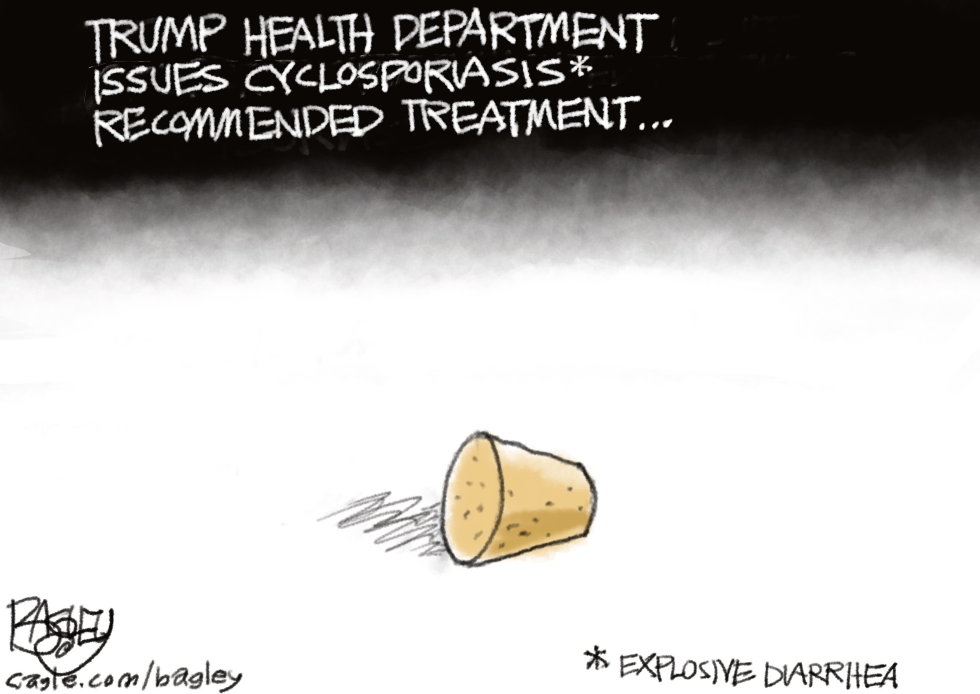 Trump Health Department Links Cyclosporiasis to Explosive Diarrhea