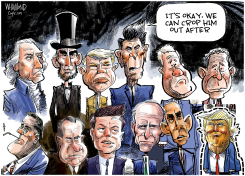 TRUMP PHOTO BOMB by Dave Whamond