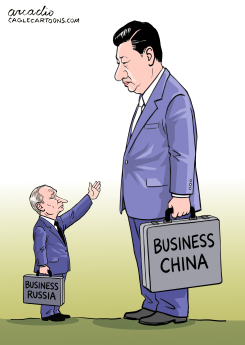 PUTIN REACHES FOR CHINA BUSINESS DEAL by Arcadio Esquivel