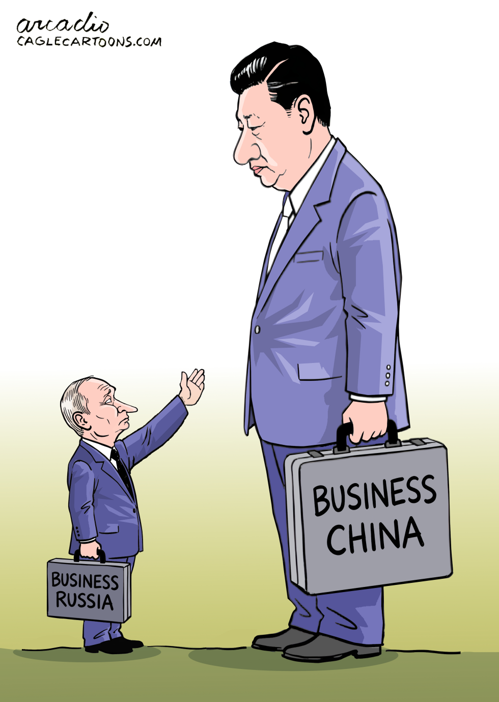 Xi towers over Putin in lopsided China-Russia business ties