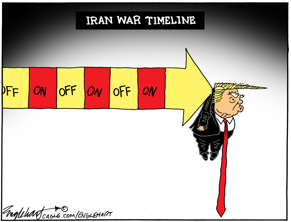 Trump's Iran War Stance Flips Between On and Off in New Timeline