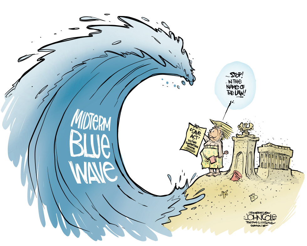 Midterm Blue Wave Threatens Save Act Supporter at Capitol