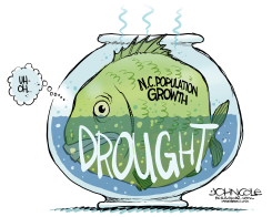 NC POPULATION GROWTH AMID DROUGHT by John Cole