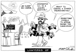 LAWYER CARRYING CLIENTS WITH EXCUSES by Zapiro