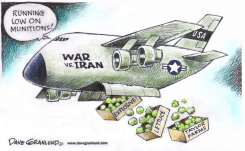 US MUNITIONS LOW by Dave Granlund