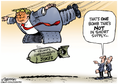 TRUMP'S CORRESPONDENTS DINNER JOKES BOMB by Paul Duginski