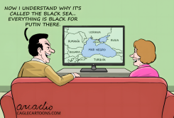 COUPLE LINKS BLACK SEA NAME TO PUTIN SETBACKS by Arcadio Esquivel