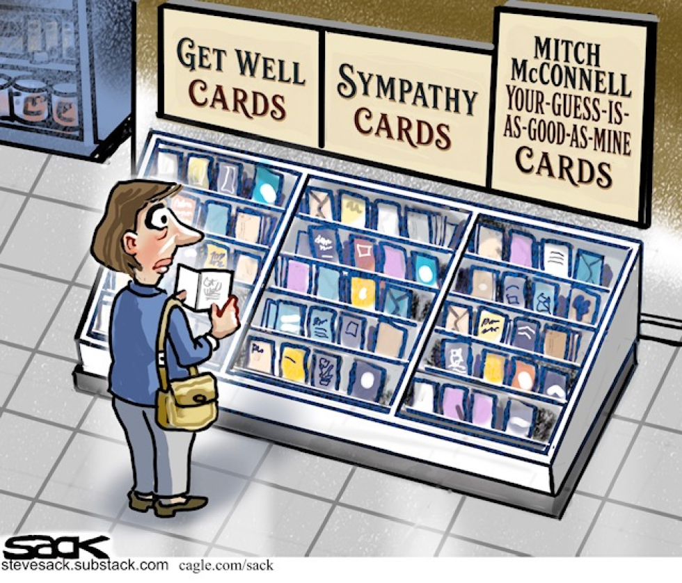 Mitch McConnell health questions prompt new card category