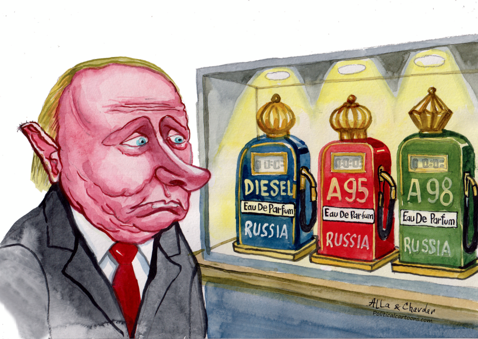 Putin eyes Russian fuel turned into luxury perfume