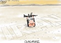 SINKING IN THE IRAQ QUAGMIRE by Pat Bagley