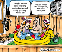 INFLATION SQUEEZES FAMILY VACATION BUDGETS by Steve Nease