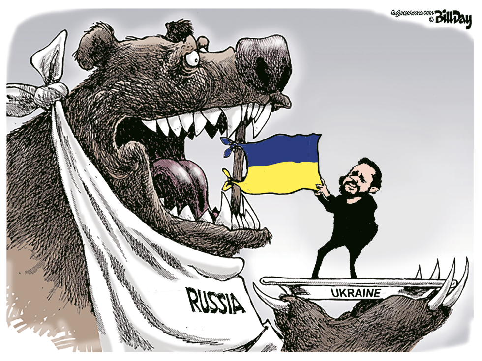 Russia's Bearish Threat Looms Over Ukraine's Defiant Stand