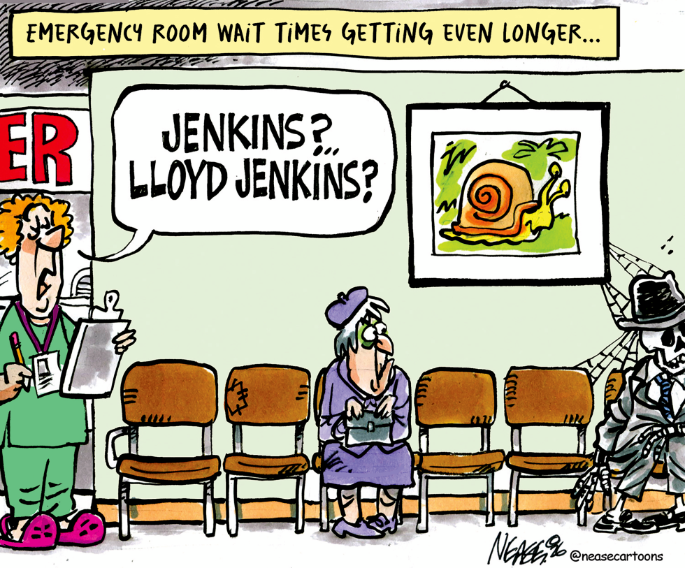 Emergency Room Wait Times Stretch Beyond Reasonable Limits