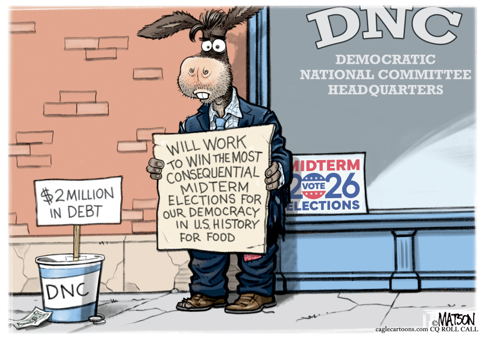 DNC in Debt Pleads for Food Ahead Midterms