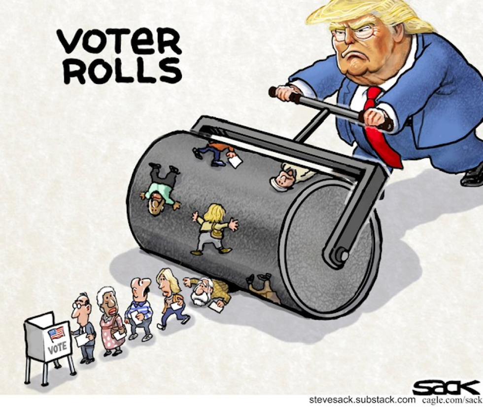 Trump Steamroller Targets Voter Rolls Ahead of Midterms