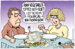 RFK JR COOKING SHOW RECIPE LEAVES DINNER GUEST UNIMPRESSED by Monte Wolverton