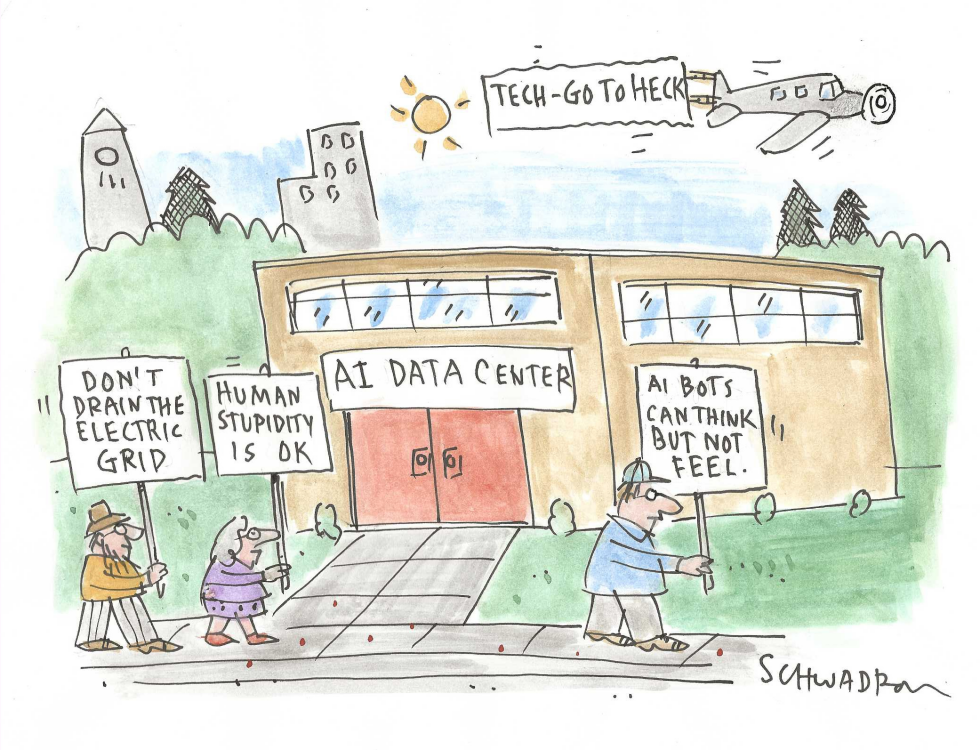 Protesters Target AI Data Centers Over Electricity Grid Strain