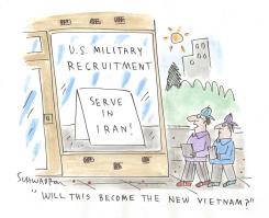 US MILITARY RECRUITMENT FOR IRAN by Harley Schwadron