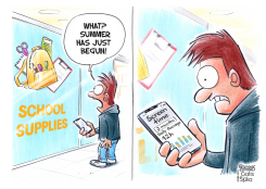 BOY SHOCKED BY SUMMER SCREEN TIME by Gatis Sluka
