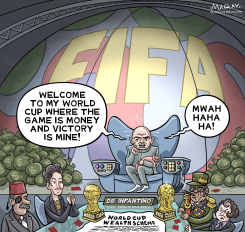 INFANTINO FIFA WORLD CUP WEALTH SCHEME by Graeme MacKay