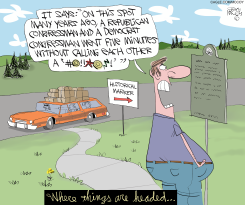 FUTURE HISTORICAL MARKER FOR CONGRESSIONAL CIVILITY by Gary McCoy