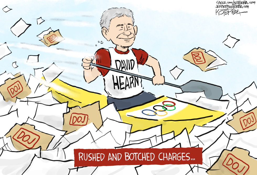David Hearn Navigates Flood of DOJ Documents in Olympics Case