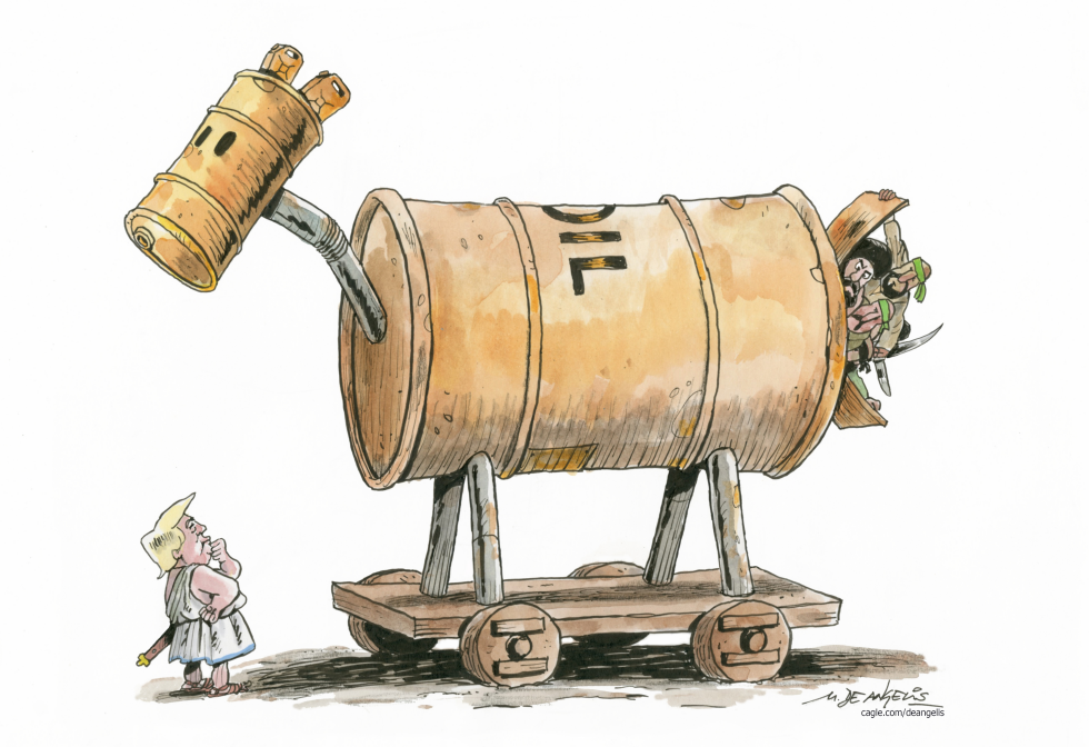 Trump Eyes Oil Barrel as Potential Trojan Horse