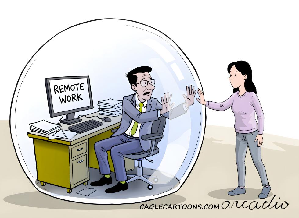 REMOTE WORK TAKES US AWAY FROM REALITY.