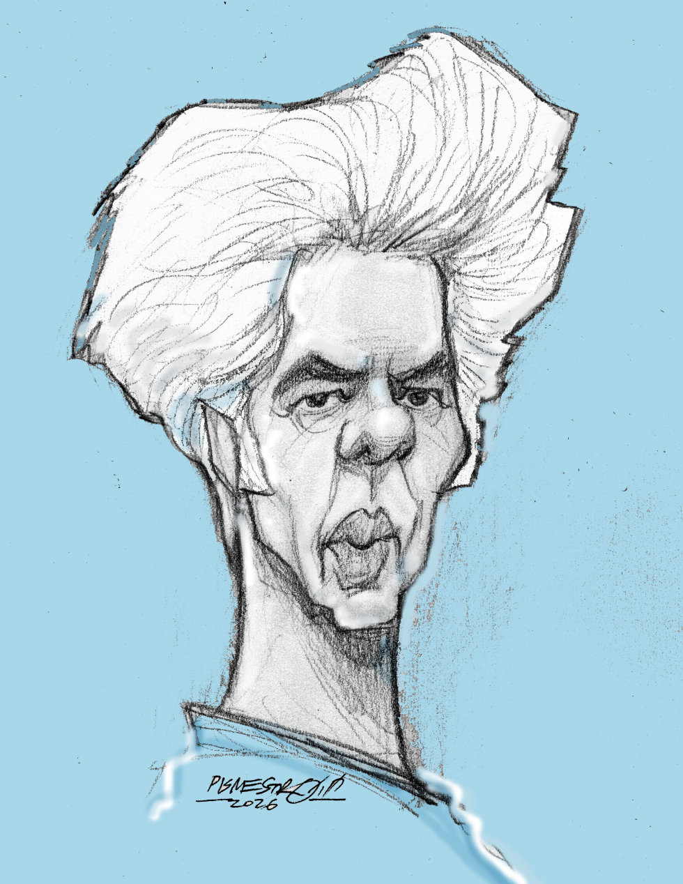 Donald Trump Shouting Sketch