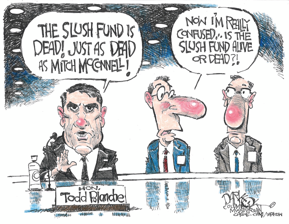 Todd Blanche Declares Slush Fund Dead as Mitch McConnell