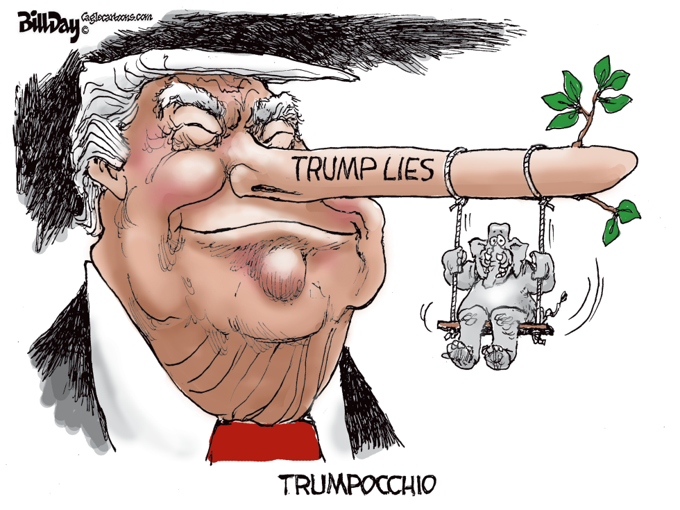 Trump's Lies Carry the Republican Party Along
