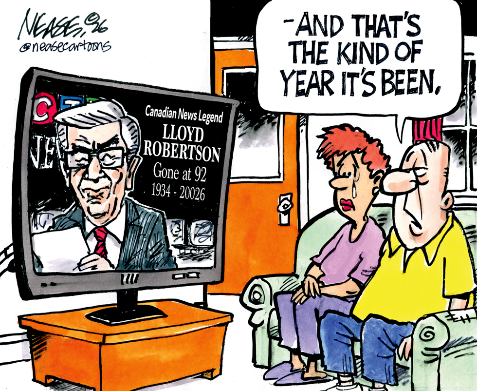 Lloyd Robertson's Passing Adds to String of Losses