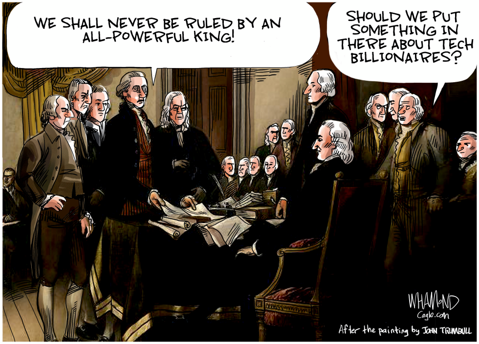 Founding Fathers Debate Tech Billionaires