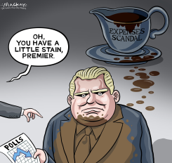 PREMIER STAINED BY EXPENSES SCANDAL by Graeme MacKay