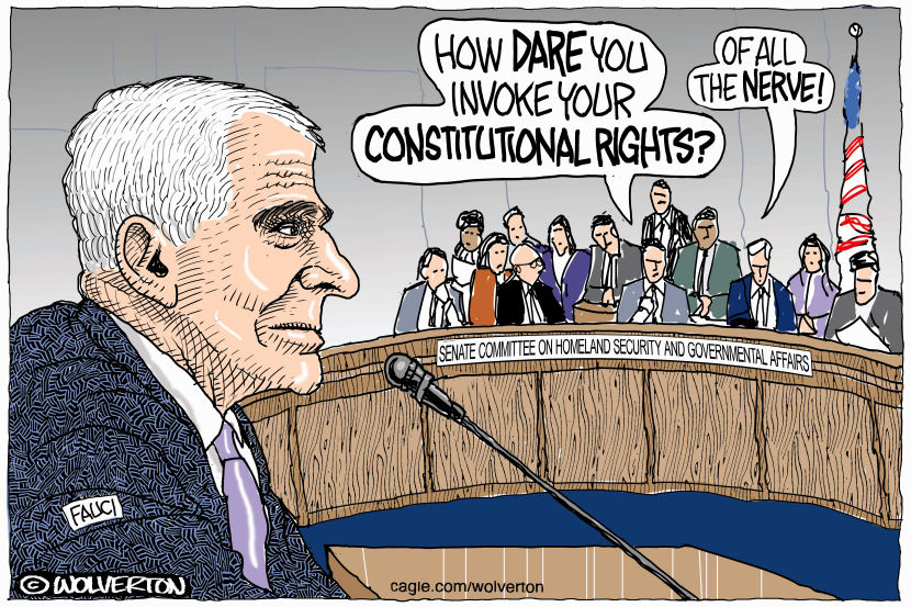 Fauci Draws Sharp Rebuke From Senators Over Rights Reference