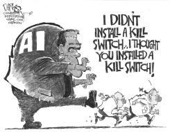 FRANKENSTEIN MONSTER KILL SWITCH MIXUP by John Darkow