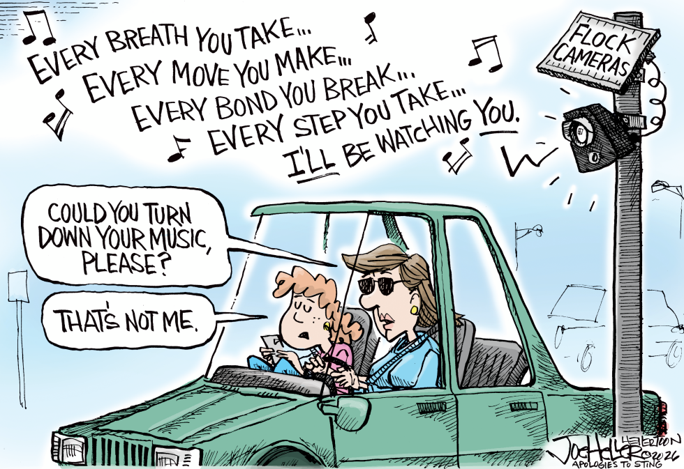 Flock Cameras Turn Sting Lyrics Into Real-Time Road Surveillance