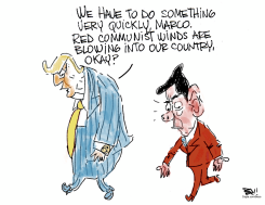 TRUMP WARNS OF COMMUNIST WINDS IN ARGENTINA by Becs