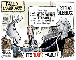 TWO PARTY SYSTEM FAILED MARRIAGE COUNSELING by Jonathan Brown