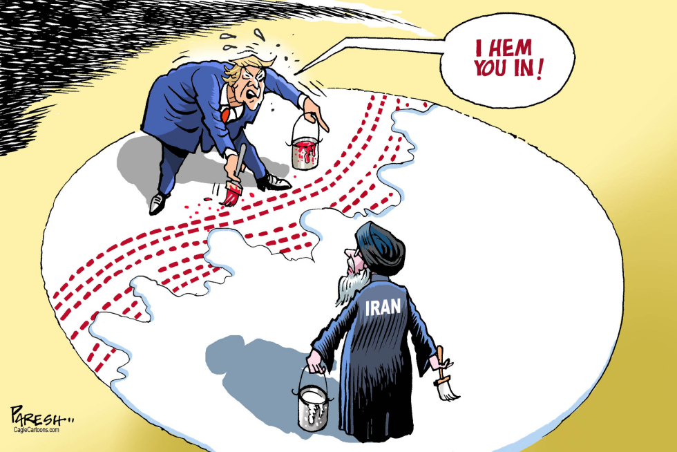 Trump Painting Red Lines Near Iran