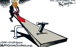 DONALD LIGHTWEIGHT TRUMP by Milt Priggee
