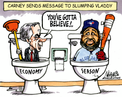 CARNEY SENDS MESSAGE TO SLUMPING VLADDY by Steve Nease