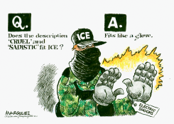 ICE AGENT CRUEL SADISTIC DESCRIPTION FITS by Jimmy Margulies