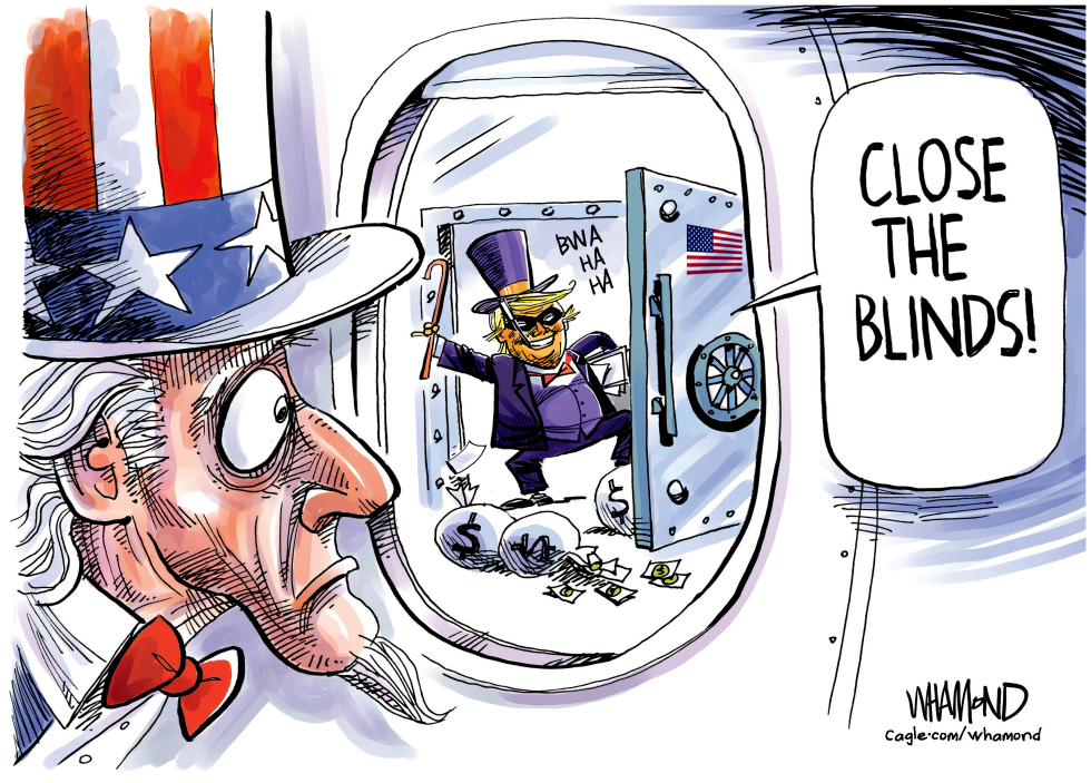 Trump Directs Blinds Shut on Overflowing Money Vault