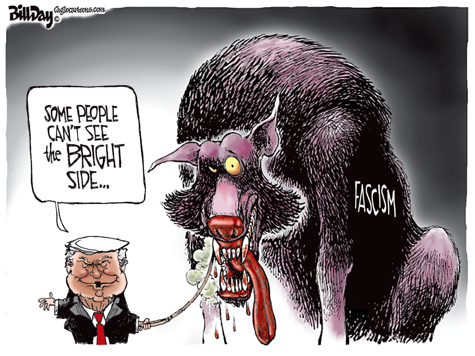 Trump Keeps Tight Grip on Leashed Fascism Monster