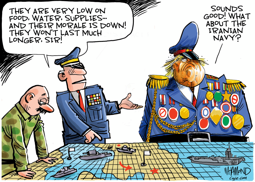 Trump Shifts Focus to Iranian Navy Despite Carrier Morale Warnings